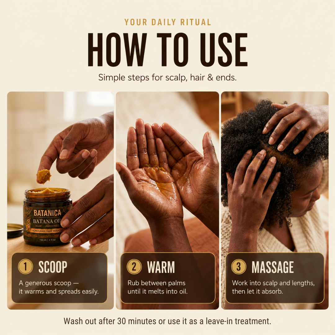 100% Unrefined Batana Oil