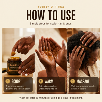 100% Unrefined Batana Oil